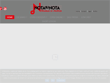 Tablet Screenshot of notasunota.it